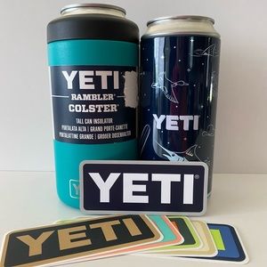 RARE YETI Aquifer Blue Tall Can Colster (1 available)